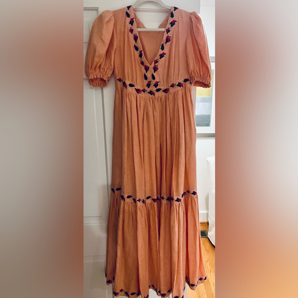 Fanm Mon Aktur Maxi Linen Dress - Size S - Picture 2 of 5
